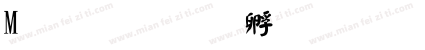 M 顏楷字体转换